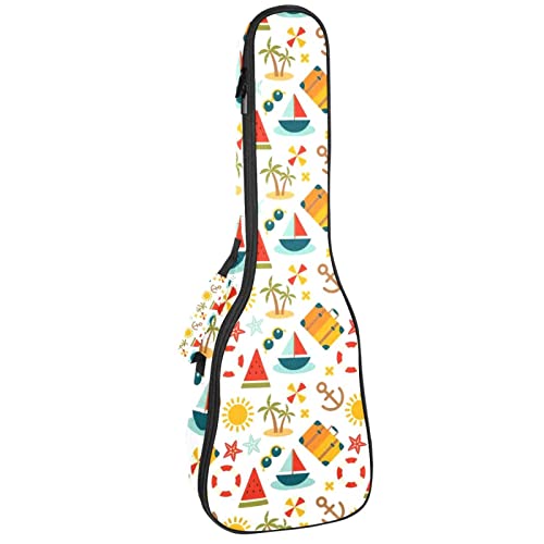 Sac à dos pour ukulélé concert et soprano, idéal pour voyager et jouer en extérieur