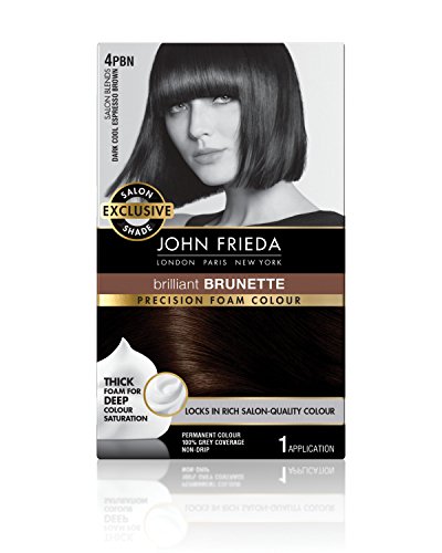 John Frieda Precision Foam Permanent Hair Colour in 4PBN Dark Cool Espresso Brown