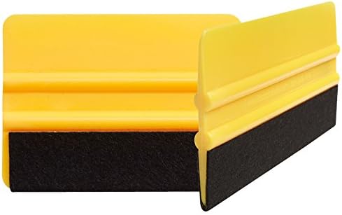 Felt Tipped Squeegee 2PACK. Automotive Squeegee for vyinal roll and Carbon Fiber Vinyl, fibra de carbono, vinal wrap for Cars, vvivid Vinyl. Apply xpel Paint Protection Film & Window Tint image 5