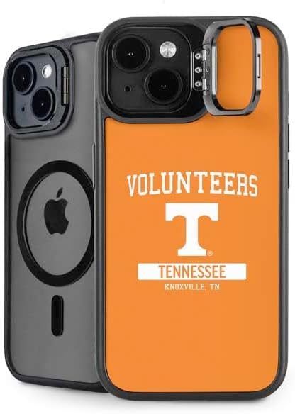 Skinit Kickstand Phone Case Compatible with iPhone 15 - Officially Licensed University of Tennessee Split Jersey Design