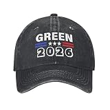 Vetrova Jerri Green for Governor Hat Vote for Jerri Green Golf Hats for Mens Women Dad Caps Black