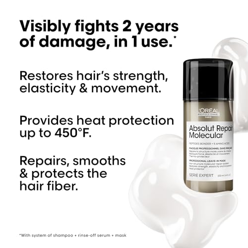 L'Oréal Professionnel Absolut Repair Molecular Maska do Włosów, 100 ml