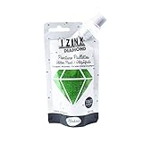 Pintura purpurina Aladine 80842 Izink Diamond pintura paillette 80 ml verde oscuro