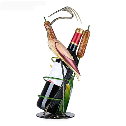 Soporte para botellas de vino en forma de pájaro miniatura 6