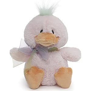 Gund quacklin easter duck stuffed animal styles may vary 75  urban country home decor
