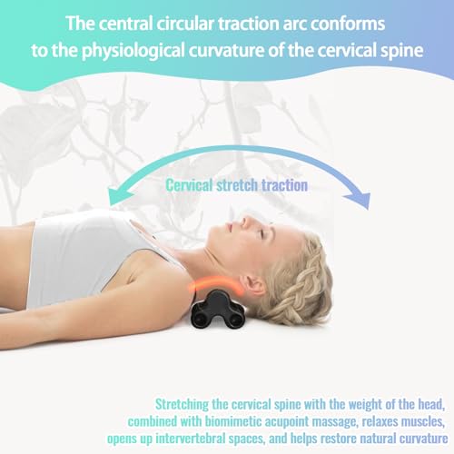 CufEslite Occipital Release Tool Trigger Point Massage Tool Neck Massage Cervical Neck Manual Back Massager for Pain Relief Deep Tissue Home Use Suitable The Whole Body