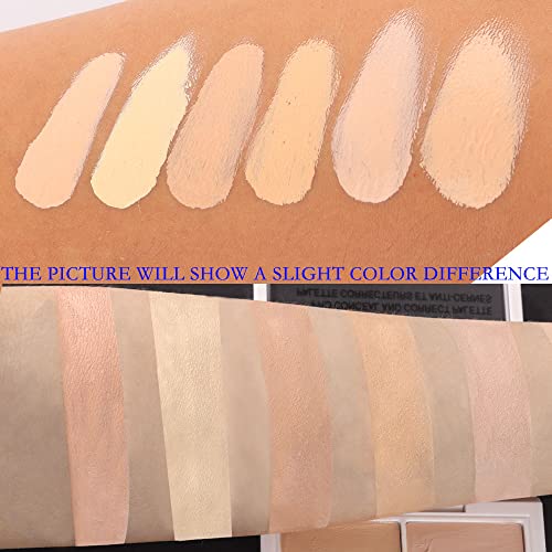 Professional Color Correcting Concealer Palette,Cream Contouring Makeup Kit For Tattoo Concealer Or Corrects Dark Circles Red Marks Scars.light Medium Creamy Concealer For Mature Skin.longwear&Waterproof 01# #TOP1