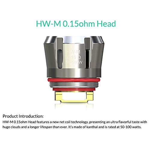 Eleaf Verdampferköpfe Spulen HW-M 0,15ohm 5er Original – Bild 4
