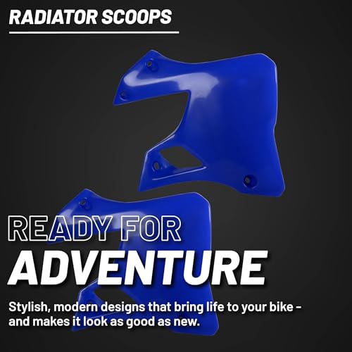 Polisport 8414000004 - Copriradiatore Robusti E Durevoli Compatibile Con Le Moto Yamaha A Colori Blu - 4