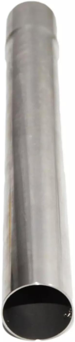 Universal Exhaust Pipe Tube 2" x 18" Length Stainless Steel Tailpipe Exhaust Muffler Straight Pipe for Stainless Steel Fit 2 Inch Exhaust System 2PC