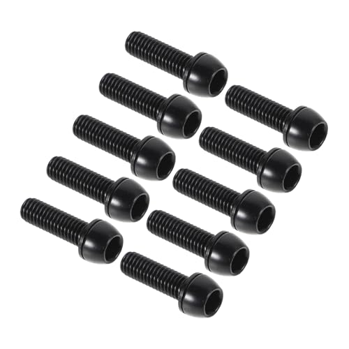 Cabilock 10 Pièces Vis pour Potence de Vélo Vis de Fixation pour Guidon de Disque de Frein Adaptateurs de Potence de Guidon Moto de Lot de Métalliques