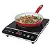 JEROOP Portable Induction Cooktop, Induction Cooker with Sensor Touch,Safety Lock,Energy Efficient Countertop Stove Single Burner, Timer Control, 10 Temperature and 9 Power Level Settings1800-Watt