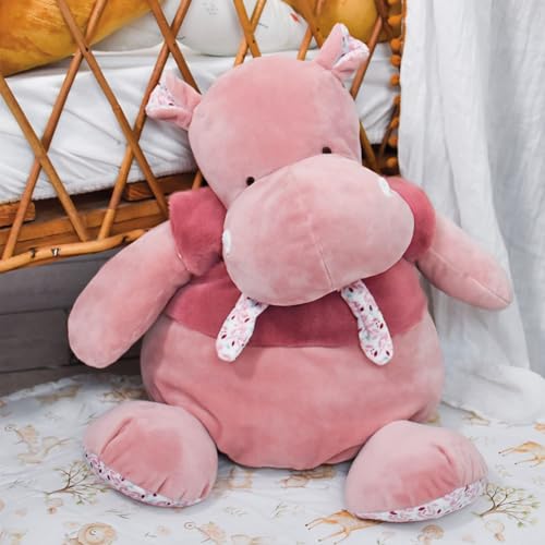 Doudou range-pyjama bébé Zoé, idée cadeau de naissance rose - 3