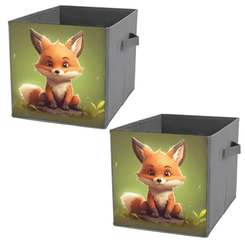 Boîtes de rangement pliables renard pour ranger rapidement vêtements, jeans et draps - 2
