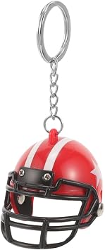 BESPORTBLE Football Helmet Keychain Football Charm Keychain Player Charm Sports Key Ring