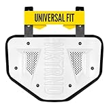 Nxtrnd Football Back Plate, Professional Football Backplates for Shoulder Pads, for Adult & Youth (White, Adult)