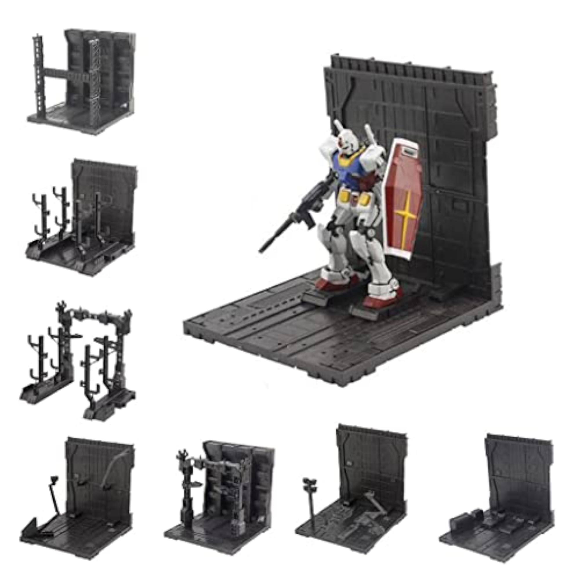 Action Figure Display Model Base Scene, Frontline Garage Scene