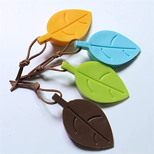 Infantly Bright Leaves Shape Silicone Rubber Door Stop Stoppers Door Block Children Anti-Folder Hand Hotel Security Door Card Hanging Door Stop #TOP3