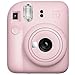 Fujifilm Instax Mini 12 Instant Camera Blossom Pink Bundle – Includes 40-Sheets Instax Mini Film, Protective Case, and Mini Photo Album
