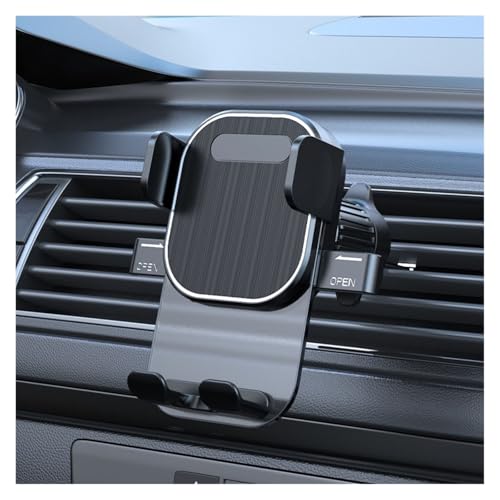 RYNVRNCOE Support De Téléphone Portable pour Grille D'aération Voiture Clip Sortie pour Smartphone GPS pour Universel(Gray)