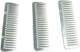 SXYH 3PCS Stainless Metal Pulling Combs Horse Mane Tail Mini Pocket Combs 4013 …