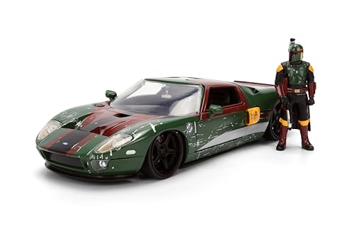 Jada Star Wars Boba Fett with 2005 Ford GT Die-Cast Vehicle and Figure Set 1:24 Scale Toys by Jada - Image 3
