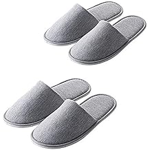 Rocutus 2 Pair Disposable Slippers, Travel Portable Guest Slippers, Anti-skid Home Interior Hotel Special Shoes