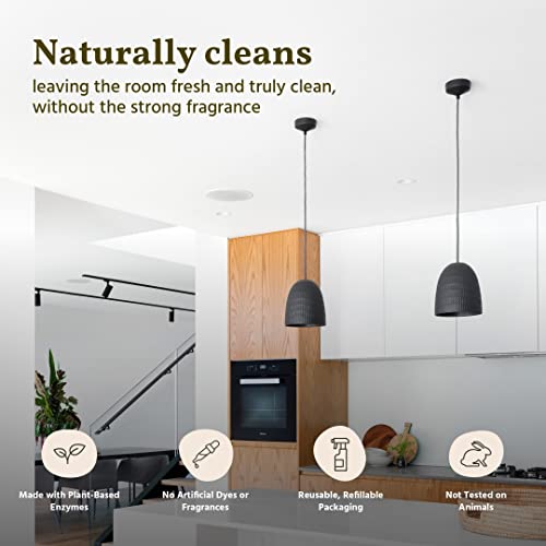 Naturally It's Clean Multi-Surface Cleaner Spray - Enzymes Clean Stains From Bathroom, Kitchen, Countertop, Floor, Wood, Furniture, Cabinet, Safer Chemistry Formula (24 Oz Spray Bottle X 2 Pack) #TOP5