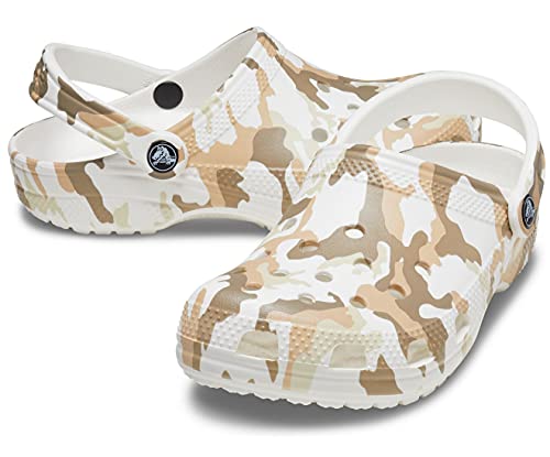 Image of crocs Unisex Adult White /Multi Clog (206454), 6 UK