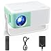 Mini Beamer Tragbarer, Y3Mini Projektor mit Integriertem Lautsprecher und Drehständer, Kompatibel mit iOS/HDMI/TV Stick/Google Cast, Ohne WLAN und Bluetooth, für Schlafzimmer (Grün)