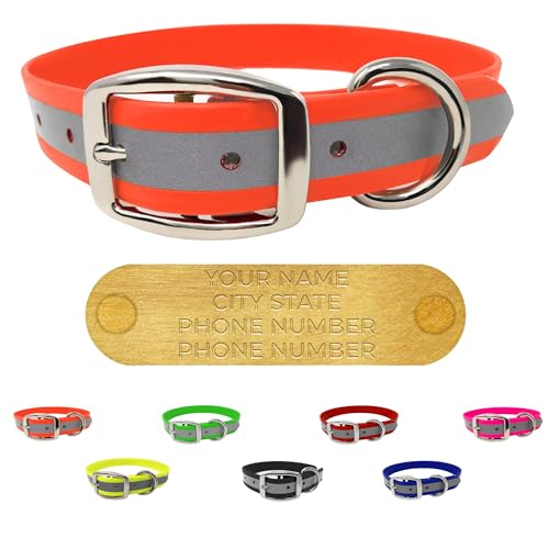 Regal Dog Products Reflective Waterproof Biothane Collar