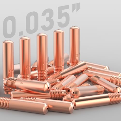 Image of YESWELDER 25pk Contact Tip 000-068 (0.035 inch) MIG Welding Tip for Miller Millermatic M-10 M-15 M-25 M-40 M-100 M-150 Hobart H-9 H-10 MIG Torch