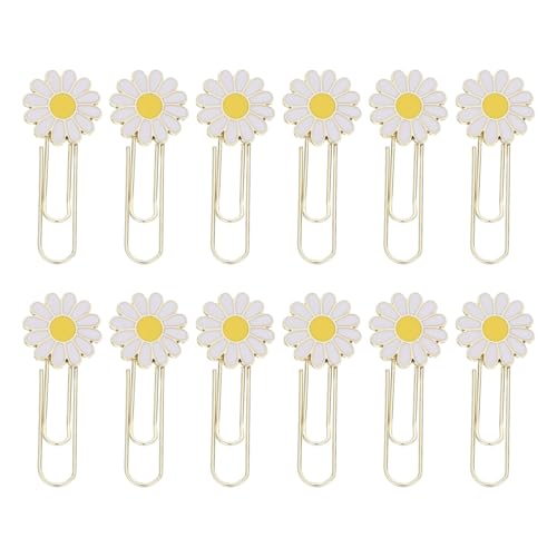 Trombones marguerite en métal pour offrir un cadeau utile aux enseignants