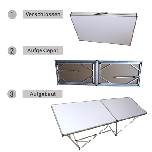 Tapeziertisch Beach & Pool LEMODO klappbar für Flohmärkte und Partys