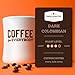 Fresh Roasted Coffee,100% Dark Colombian, 2 lb (32 oz), Med-Dark Roast, Whole Bean, Kosher