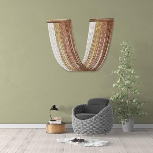 Tenture murale en macramé pour habiller un mur vide de chambre - 6