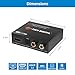 J-Tech Digital HDMI Audio Extractor 4K 60Hz HDMI to Optical SPDIF + RCA, Supports HDMI ARC Dolby Digital DTS CEC HDCP 1.4 [JTD4KATSW]