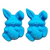 🐰 🐰Große Häschenkuchenformen sind einfach zu bedienen, leicht zu reinigen und können in die Spülmaschine und den Kühlschrank gestellt werden.
