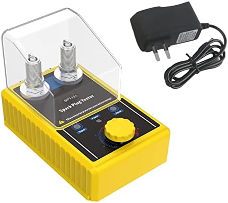 VKALTUL Spark Plug Tester, Automotive Dual Holes Spark Plug Tester Diagnostic Tester Tool for Spark Plug, Engine Ignition Tester with Adjustable Dual Holes for Car Motorcycle Lawnmower