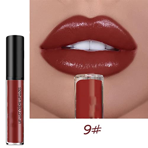 Ougecook Browsluv™ Waterproof & Smudge-Proof Lip Gloss, All Day Lipstick Waterproof And Smudge Proof, 24 Hour Lip Gloss Waterproof And Smudge Proof(3Pcs*10#+3Pcs*12#) #TOP5