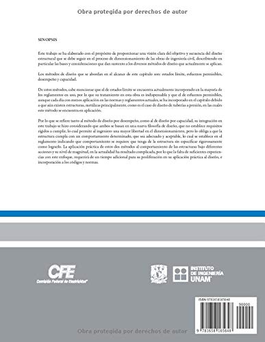 Manual de Diseño de Obras Civiles Cap. C. 1. 1 Métodos de Diseño para Estructuras: Sección C: Estructuras Tema 1: Criterios Generales de Análisis y Diseño (Spanish Edition)