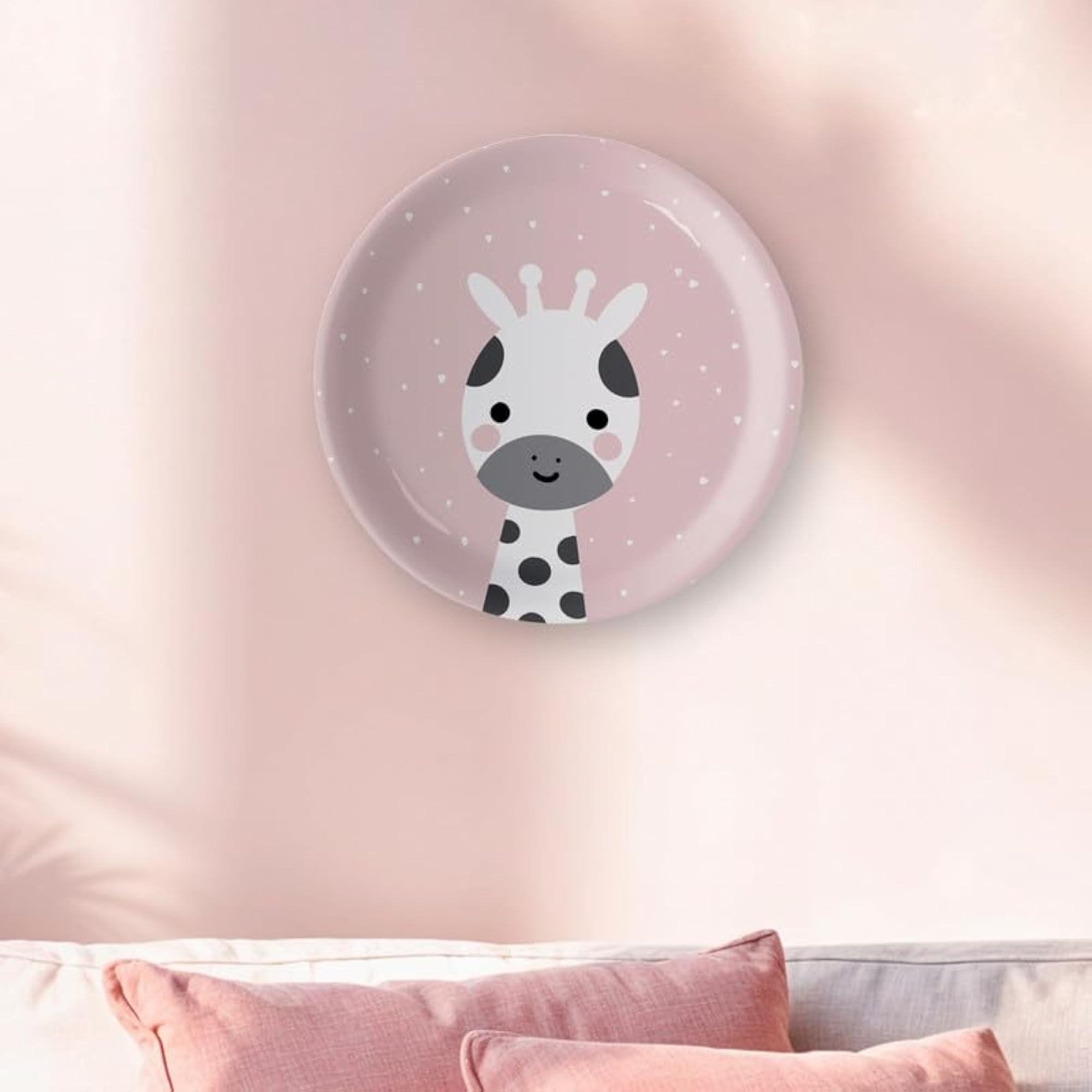 Roaring & Purring Pals Design Porcelain Decorative Wall Plate