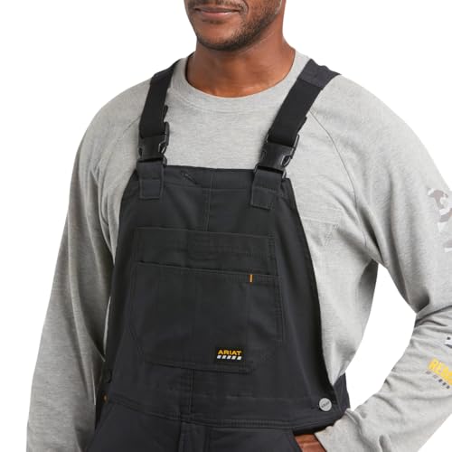 Image of ARIAT Men's Rebar DuraCanvas Stretch Insulated Bib