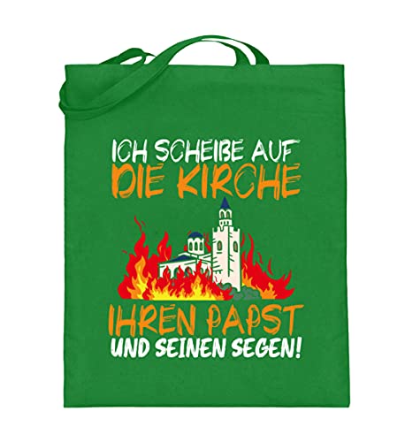Sac en toile Ich scheiße auf die Kirche cadeau insolite