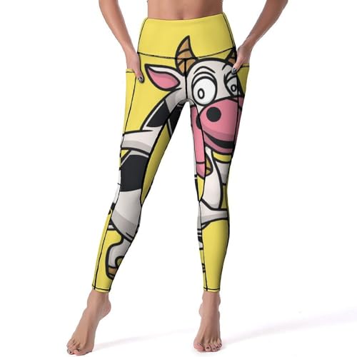 Pantalon de sport yoga vache pour vos séances de gym S