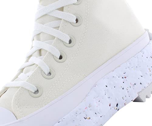 Converse Run Star Hike Crater Unisex Shoes, Color: Egret/Egret/White, 8 Women/6.5 Men3