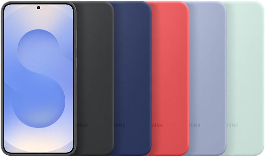 SAMSUNG Galaxy S25+ Silicone Phone Case, Protective Cover, Color Variety, Smooth Grip, Durable Design, Snug Fit, International Version EF-PS936CLEGWW - (Light Blue)