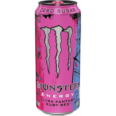 Monster Energy Ultra Fantasy Ruby Red, Sugar Free Energy Drink, 16 Ounce | Pack of 15