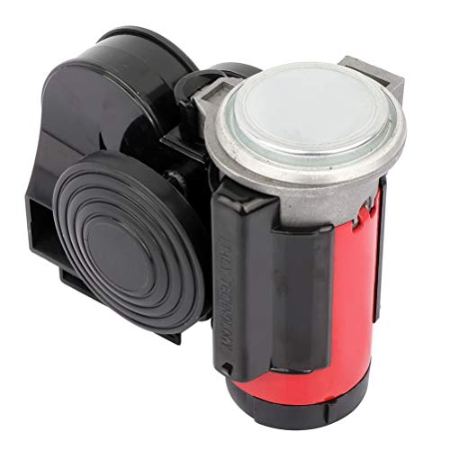 super loud Dual Tone Electric Snail Air Horn 12V Electric Snail Horn for Cars Vehicle Truck Motorcycle Boat ATV