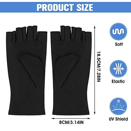 Molain-Anti-UV-Gloves-Gel-Manicures-Glove-Professional-Protection-Fingerless-Gloves-for-Manicures-Nail-Art-Skin-Care-UV-Shield-Gloves-Black